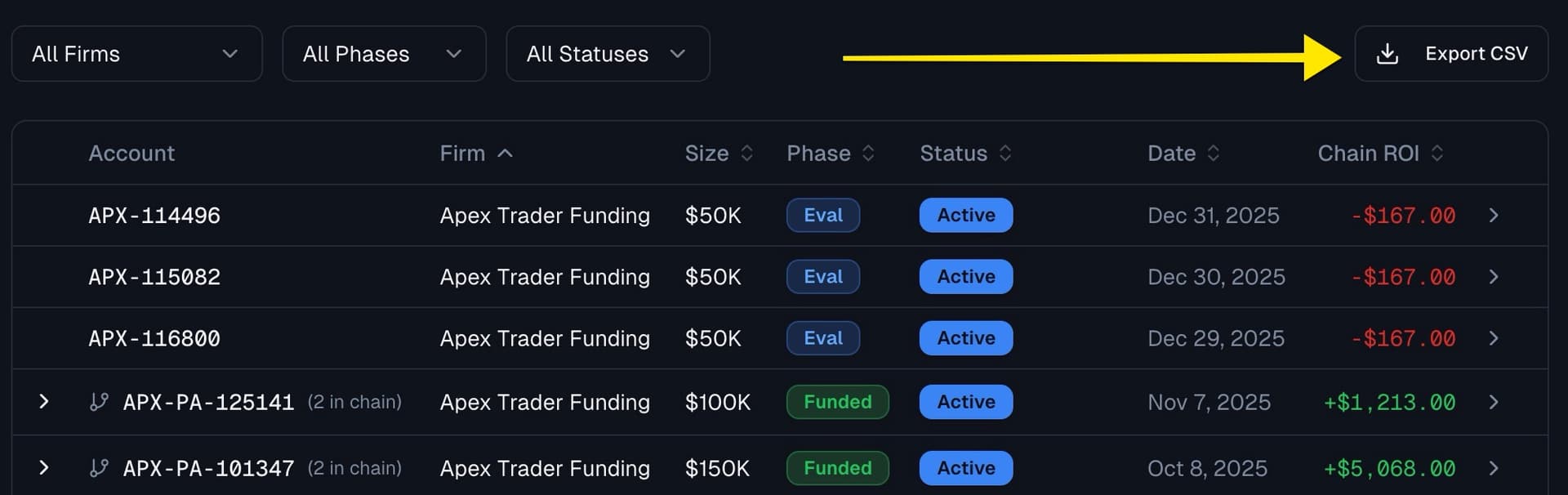 Your Data, Your Control - PropTruth prop trading feature screenshot